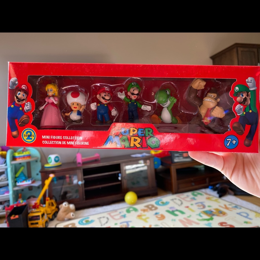 Super Mario mini figure collection toys